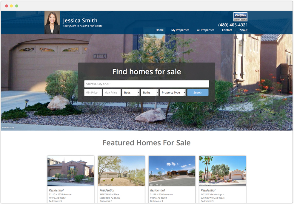 Real Estate Website Design